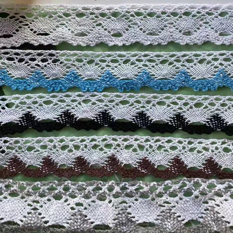 新款生产服装花边辅料配饰线丝蕾丝扫把小流苏荷叶边镶边潮流装饰